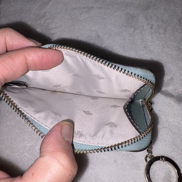 Kate Spade Darcy Daisy Embroidered L-Zip Card Holder Wallet - EUC - Picture 4 of 7